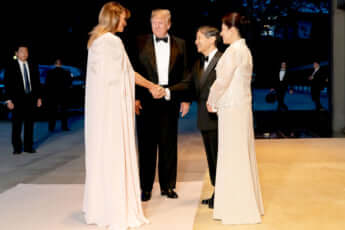 トランプ大統領夫妻、天皇皇后両陛下