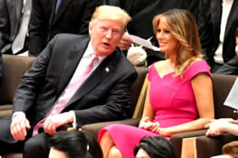 トランプ大統領夫妻