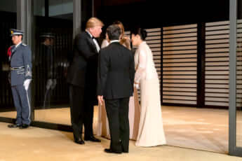 トランプ大統領夫妻、天皇皇后両陛下
