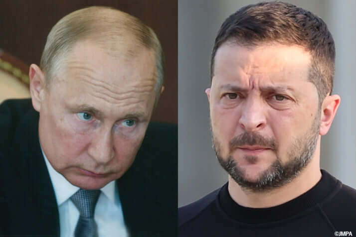 プーチン大統領、ゼレンスキー大統領