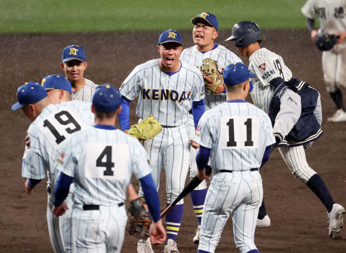 健大高崎の選手たち