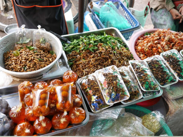 昆虫食（ラオス）