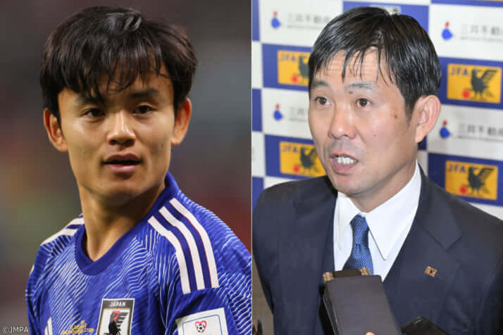 久保建英、森保一