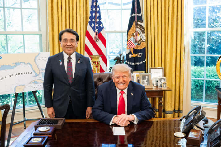 赤沢亮正、ドナルド・トランプ