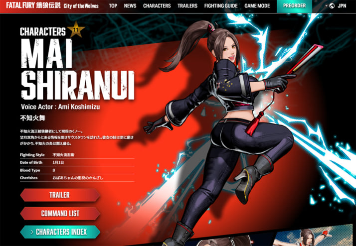 「餓狼伝説 City of the Wolves」