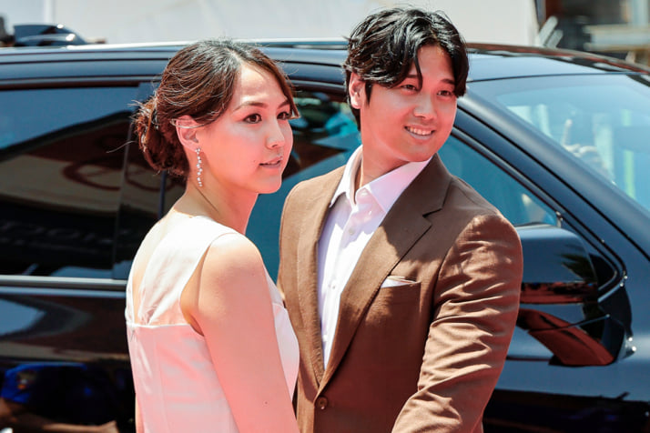 大谷翔平、真美子さん
