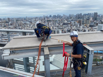 窓ガラス清掃員