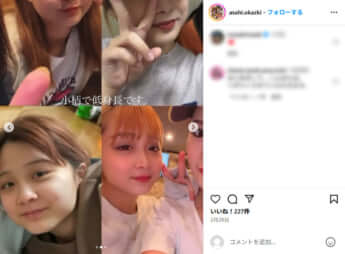 岡﨑彩咲陽さん遺族のInstagram