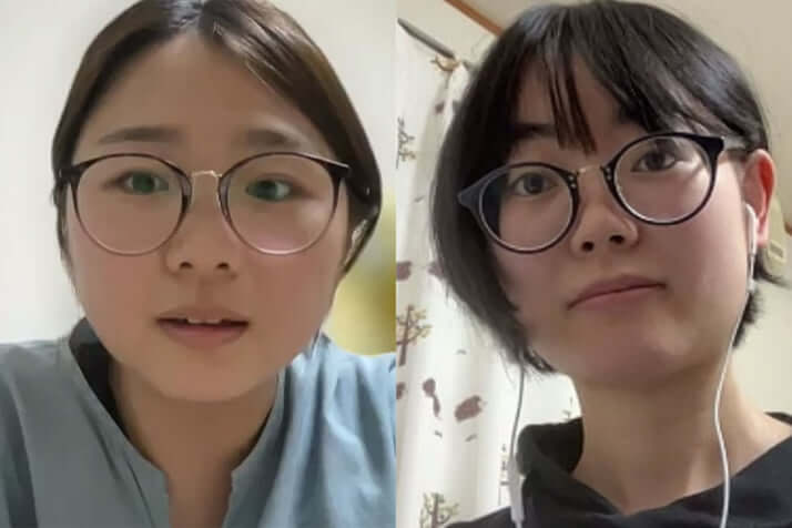 砂川絢音さん、羽田野美優さん