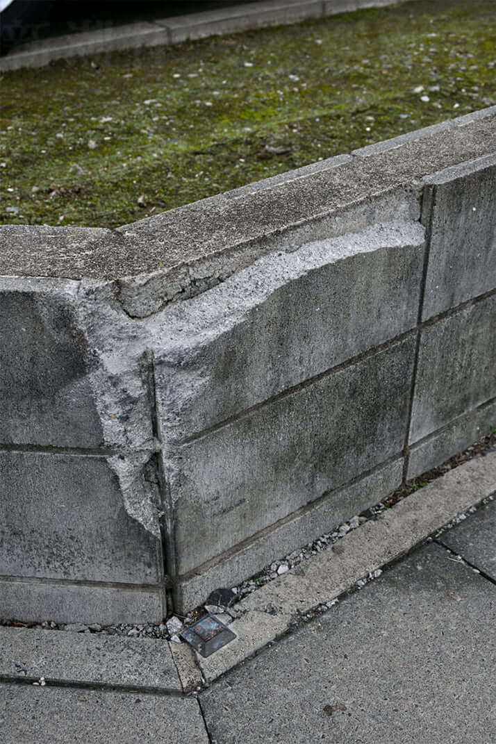 ひき逃げ事件の現場