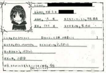 加害少女プロフィール