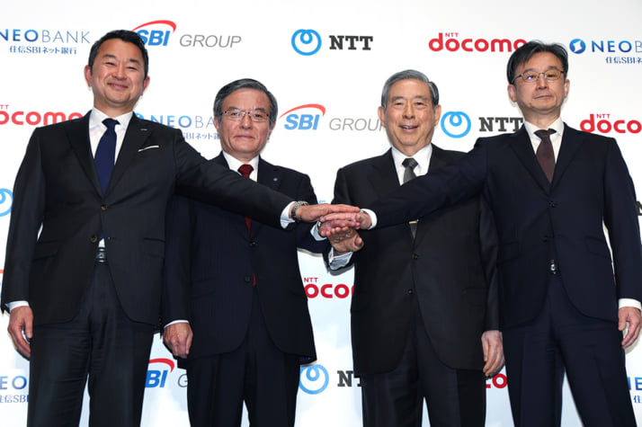NTT、SBI
