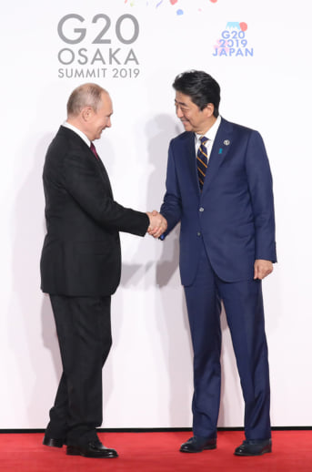 安倍晋三、プーチン