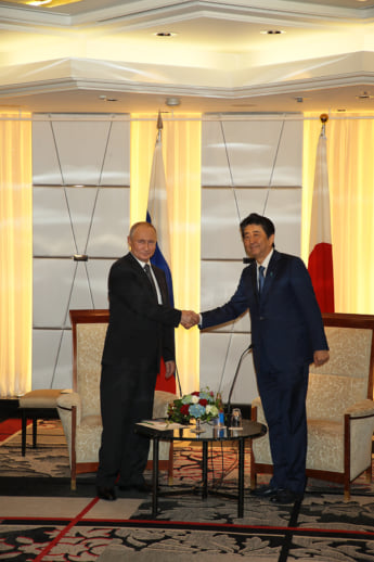 安倍晋三、プーチン