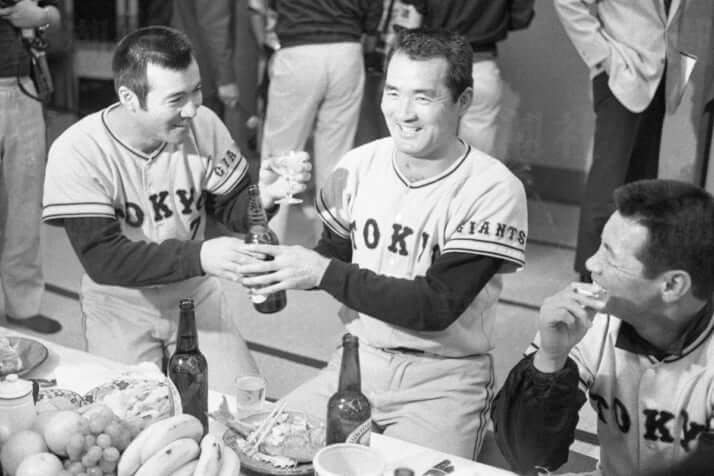 柴田勲、長嶋茂雄、藤田元