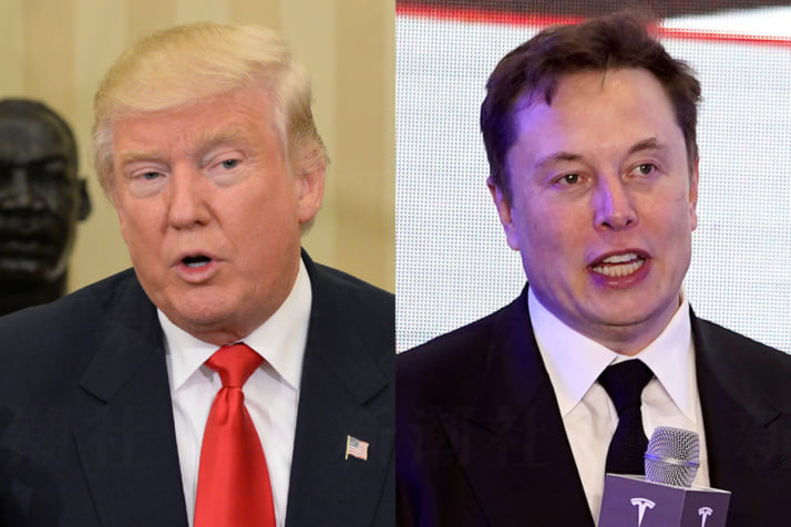 ドナルド・トランプ、イーロン・マスク