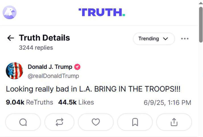 ドナルド・トランプのTruth