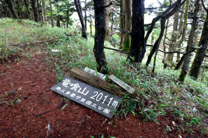竜喰山（りゅうばみやま）山頂