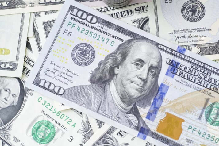 米ドル紙幣イメージ