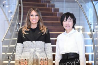 メラニア・トランプ、安倍昭恵