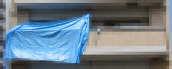 事件現場となったマンション