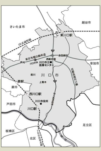 地図・川口市