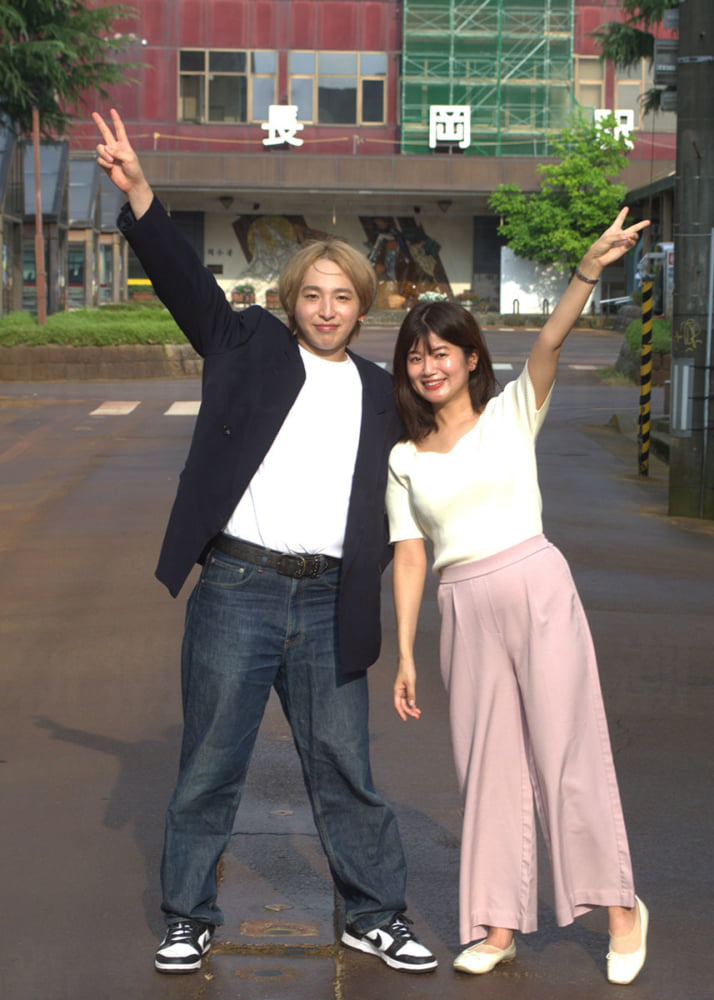 山口尚人さん、小林礼奈さん