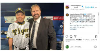 岡田監督とランディー・バース