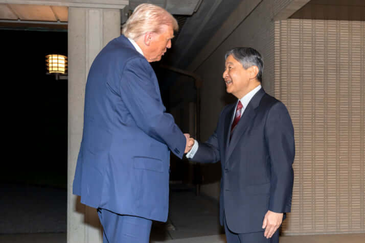 ドナルド・トランプ、天皇陛下