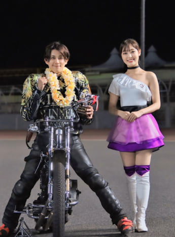 北原岳哲さん、上川瑠佳さん