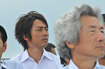 小泉進次郎、小泉純一郎