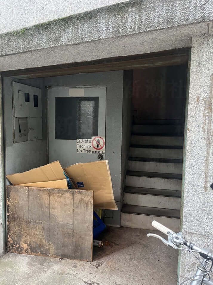 ゴビンダ・マイナリさんが住んでいたアパート