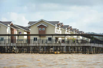 ブルネイの水上集落イメージ