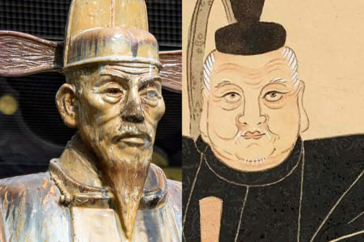 豊臣秀吉像、徳川家康像