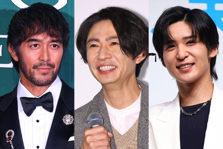 阿部寛、相葉雅紀、目黒蓮