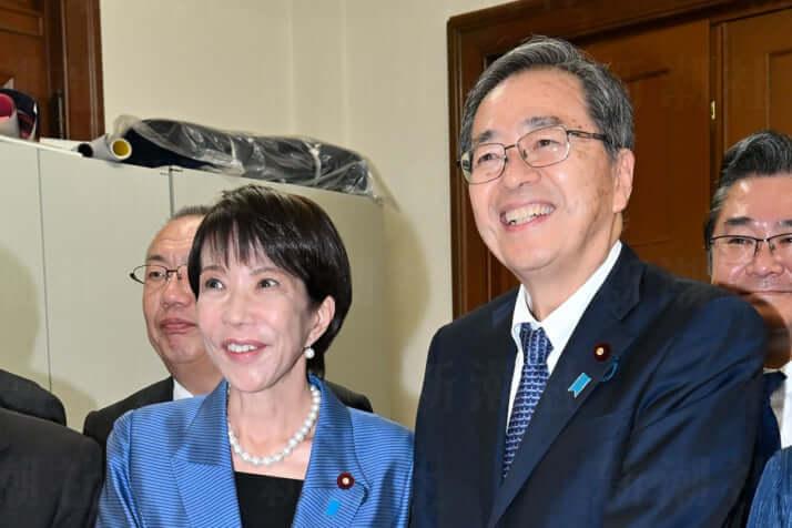 高市早苗、斉藤鉄夫