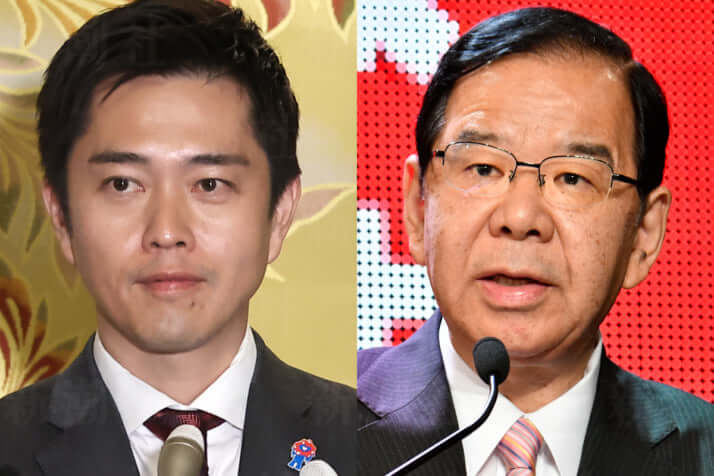 吉村洋文、志位和夫