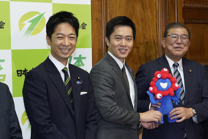 藤田文武、吉村洋文、石破茂