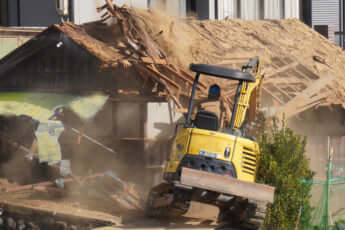 解体工事現場