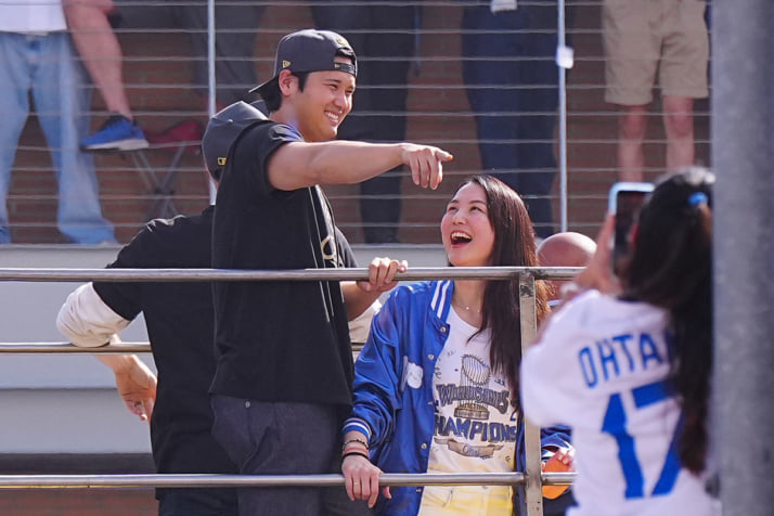 大谷翔平、真美子夫人