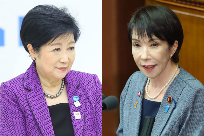 小池百合子、高市早苗