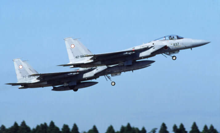 航空自衛隊の戦闘機「F-15」