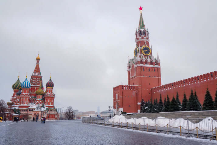 モスクワの赤の広場