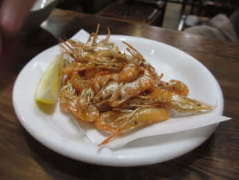 川海老の唐揚げ