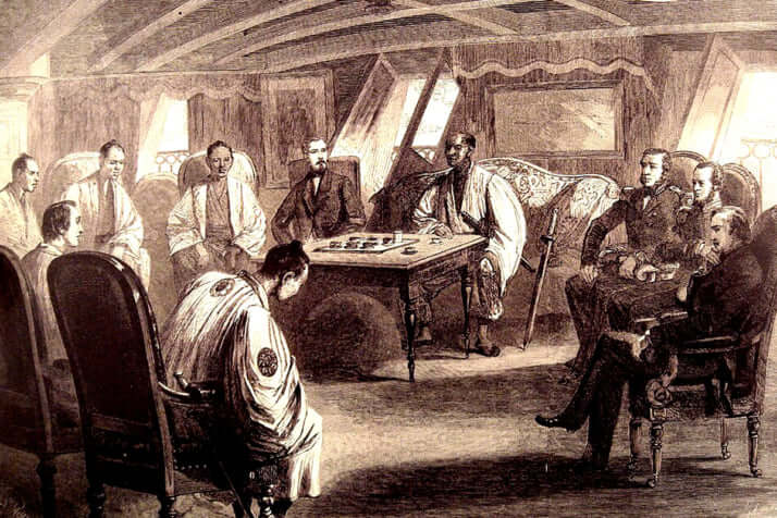 生麦事件賠償交渉のための日英仏会議（1863年7月2日）