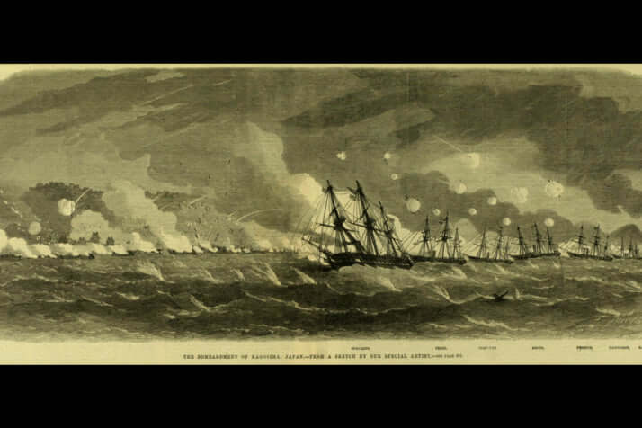 英艦隊の旗艦ユーライアラス