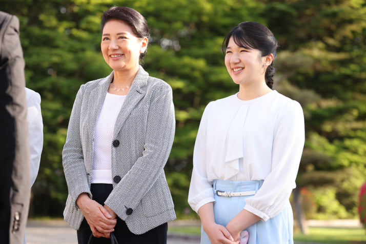 雅子さま、愛子さま