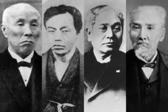 大隈重信、江藤新平、大木喬任〈たかとう〉、副島種臣〈そえじまたねおみ〉