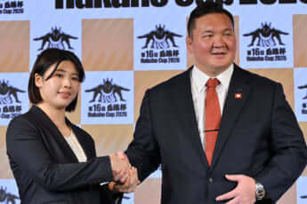 白鵬、長谷川理央