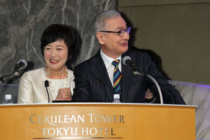 久米宏、小宮悦子